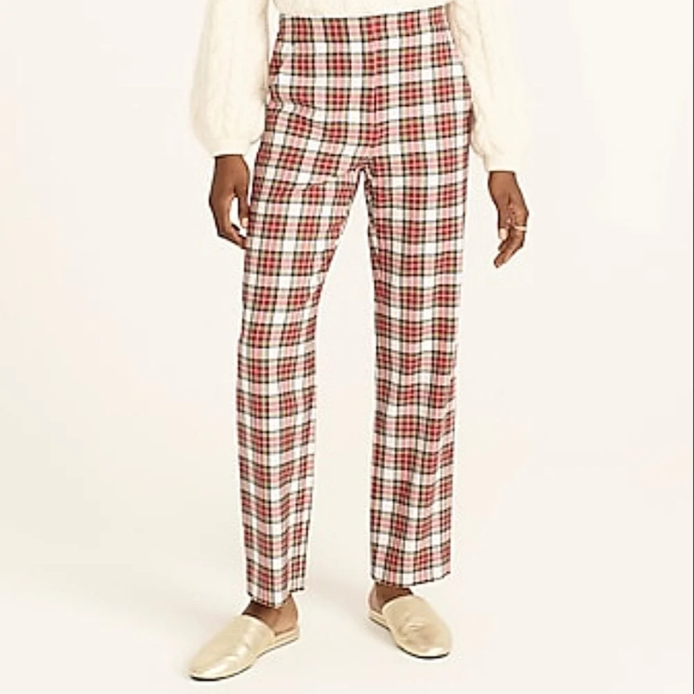 J. Crew Stewart Tartan Plaid Pants NWT